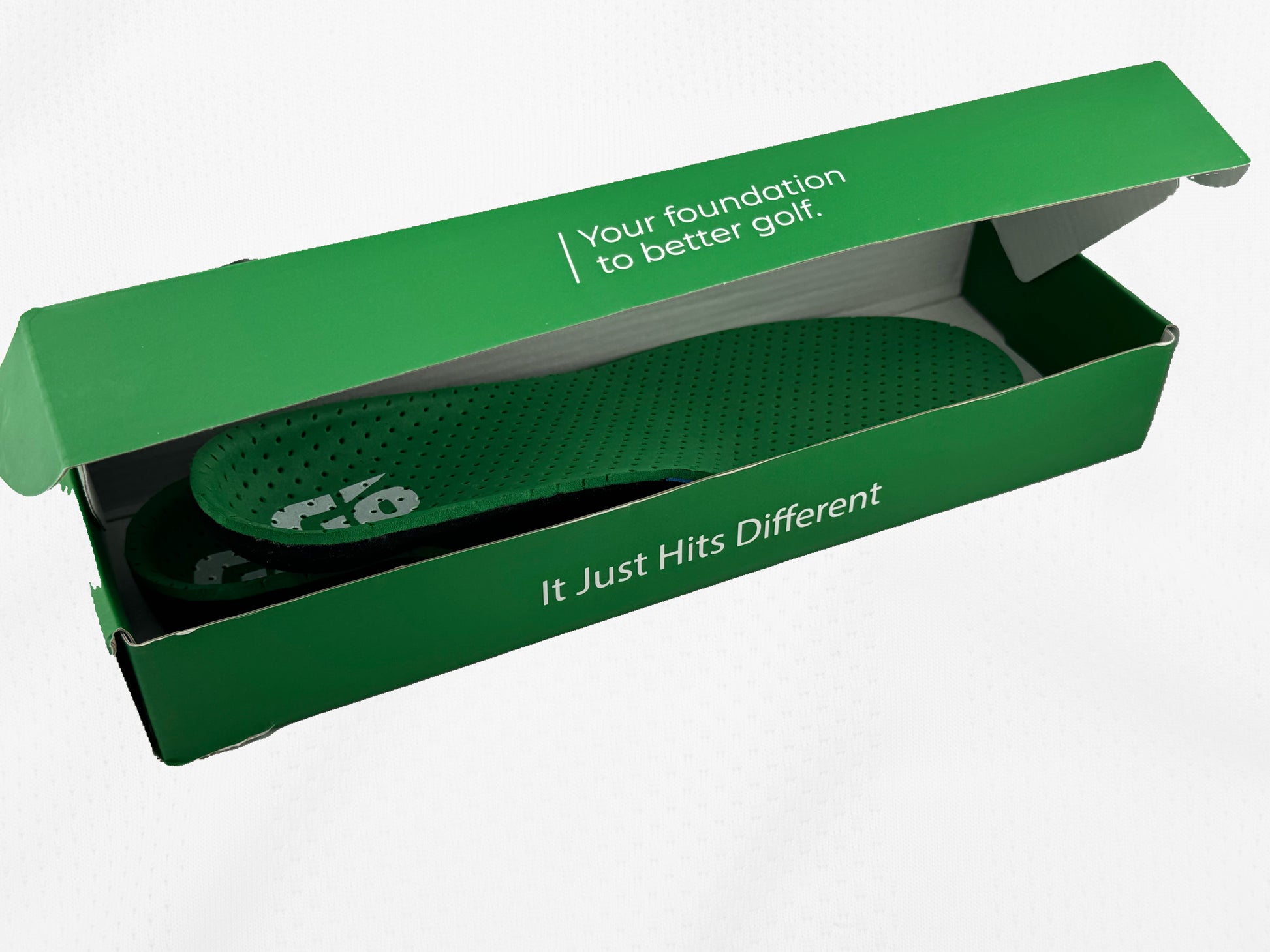 JUSGO GOLF PERFORMANCE INSOLES, BOXED AND READY TO GO!